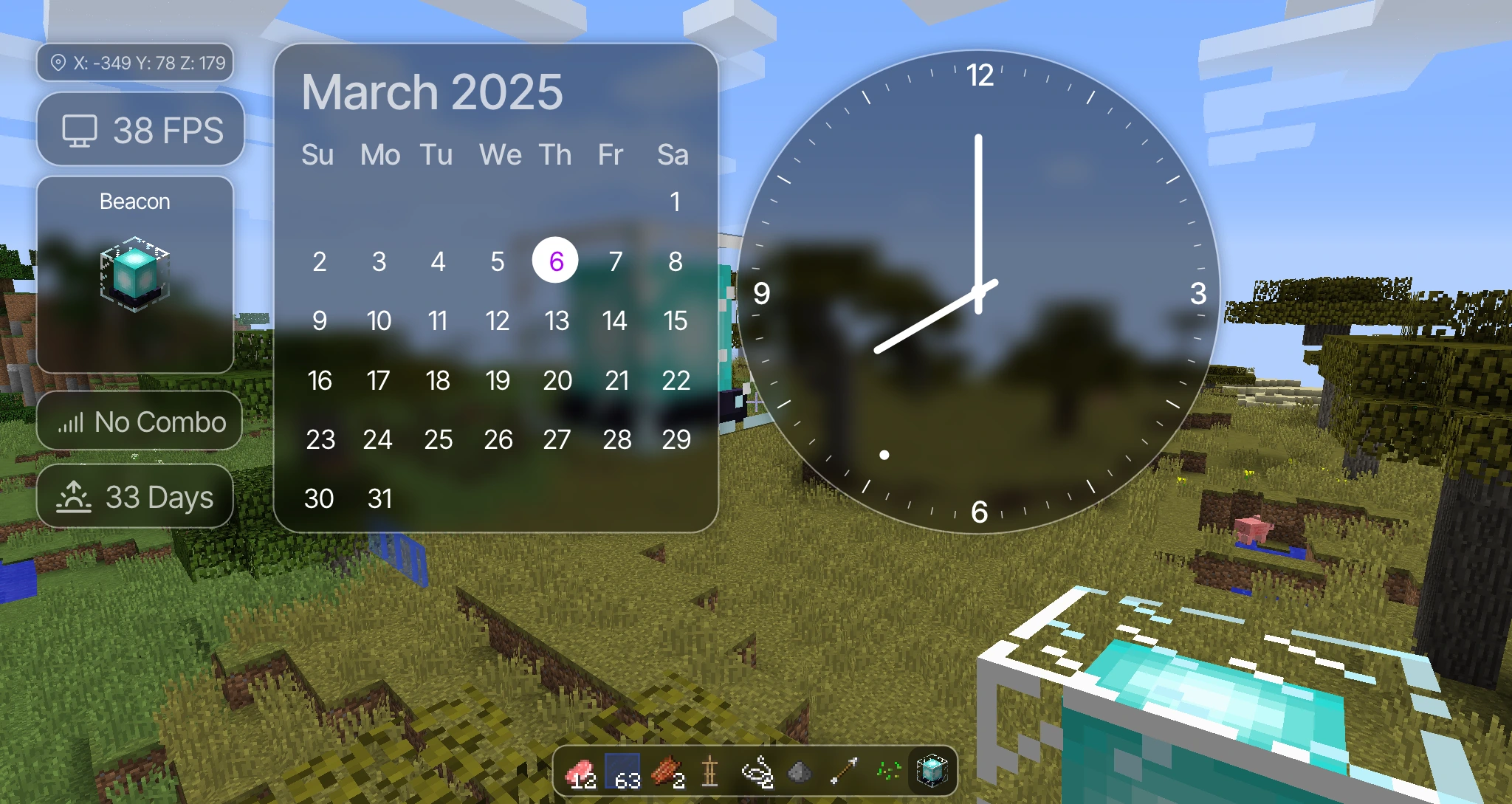 ShindoClient Minecraft Modern HUD